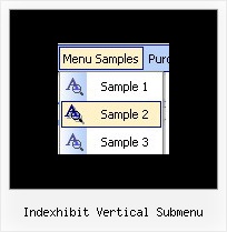 Indexhibit Vertical Submenu Multiple Dynamic Drop Down Menu