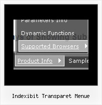Indexibit Transparet Menue Sub Menu Fireworks