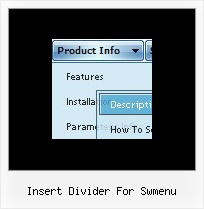 Insert Divider For Swmenu Website Navigation Bar Tabs