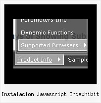 Instalacion Javascript Indexhibit Rollover Menu Script