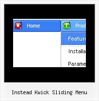 Instead Kwick Sliding Menu Javascript Menubar Shadow Slide