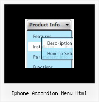 Iphone Accordion Menu Html Download Menu Drop Down