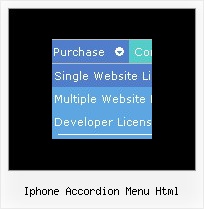 Iphone Accordion Menu Html Menu Static