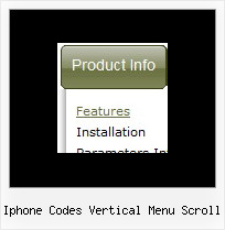 Iphone Codes Vertical Menu Scroll Html Rollover Drop Down Menus