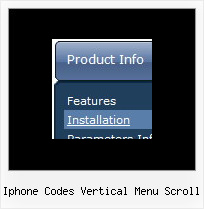 Iphone Codes Vertical Menu Scroll Web Gui Dhtml