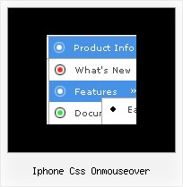 Iphone Css Onmouseover Fade Java Menu