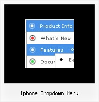Iphone Dropdown Menu Css Rollover Menus