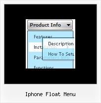 Iphone Float Menu Example Of A Cool Down