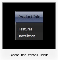 Iphone Horizontal Menus Html Code Menu Transparent
