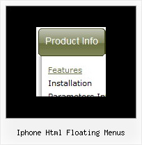 Iphone Html Floating Menus Creating Navigation Menus