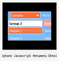 Iphone Javascript Menumenu Dhtml Html Jump Menus