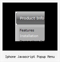 Iphone Javascript Popup Menu Dropdown Menu Generator