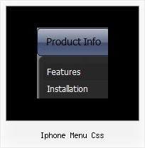 Iphone Menu Css Horizontal Menus Java