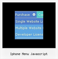 Iphone Menu Javascript Css List Menus