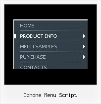 Iphone Menu Script Pull Down Menu Dhtml