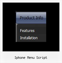 Iphone Menu Script Dhtml Sliding Layers Relative Positioning