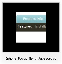 Iphone Popup Menu Javascript Script Dynamic