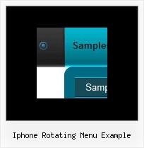 Iphone Rotating Menu Example Menu Example