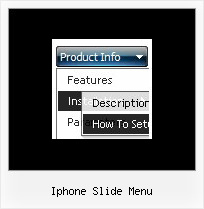 Iphone Slide Menu Javascript Vertical Navigation