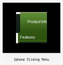 Iphone Sliding Menu Menu And Javascript