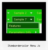 Itembordercolor Menu Js Javascript Web Navigation