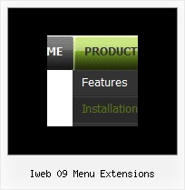 Iweb 09 Menu Extensions Horizontal Popup Menu Bar Tutorial