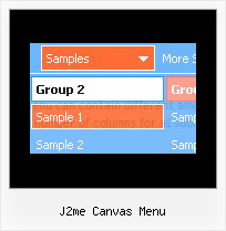 J2me Canvas Menu Css Movable Menu