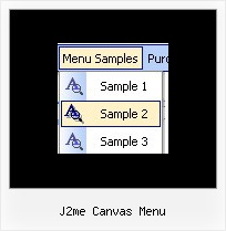 J2me Canvas Menu Drop Down Menu Navigation Javascript Tutorial