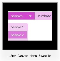 J2me Canvas Menu Example Rollover Menue And Tutorial