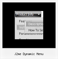 J2me Dynamic Menu Javascript Dropdown Dhtml Menu