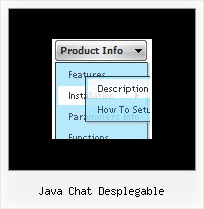 Java Chat Desplegable Java Script Horizontal Slide Menu