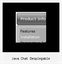 Java Chat Desplegable Sliding Web Menu