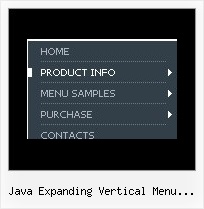 Java Expanding Vertical Menu Tutorial Html Tutorial Submenu
