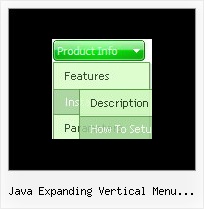 Java Expanding Vertical Menu Tutorial Website Navigation