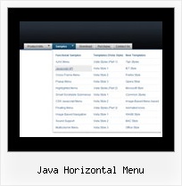 Java Horizontal Menu Vertical Navigation Bar Generator