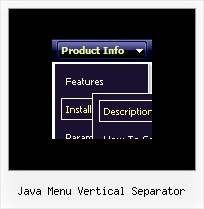 Java Menu Vertical Separator Dhtml Fade