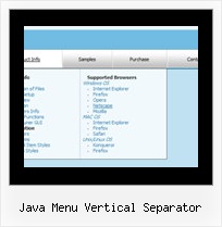 Java Menu Vertical Separator Vertical Menus Html