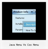 Java Menu Vs Css Menu Form Drop Down With Submenus