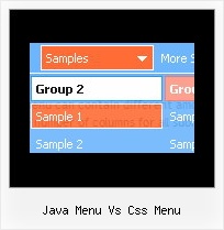 Java Menu Vs Css Menu Foldout Tree Menu