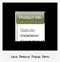 Java Remove Popup Menu Java Pull Down Menu