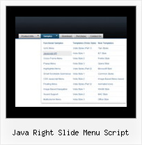 Java Right Slide Menu Script Cool Navigation Buttons