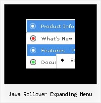 Java Rollover Expanding Menu Cross Frame Javascript Menu