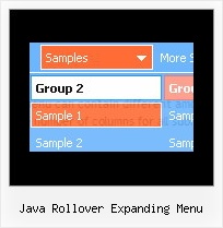 Java Rollover Expanding Menu Dropdown Und Javascript