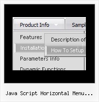 Java Script Horizontal Menu Buttons Expanding Horizontal Css Menu