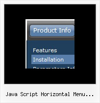 Java Script Horizontal Menu Buttons Javascript Menu Scrolling