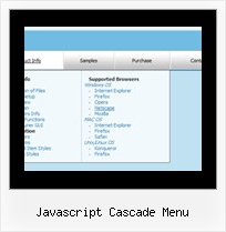 Javascript Cascade Menu Tree Menu Slide