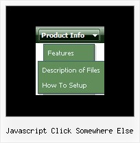 Javascript Click Somewhere Else Drop Down Menu Using Dhtml
