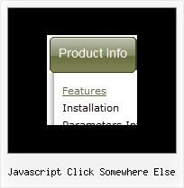 Javascript Click Somewhere Else Pull Down Menu Maker