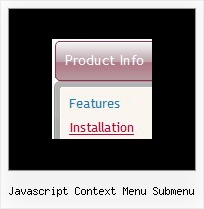 Javascript Context Menu Submenu Javascript Mouseover Menu Text