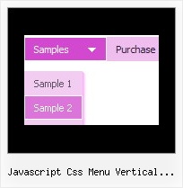 Javascript Css Menu Vertical Efecto Fade Cascading Menu Sample